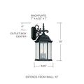 CAPITAL LIGHTING, MAIN STREET OUTDOOR WALL-LANTERN, OUTDOOR WALL LIGHTS
