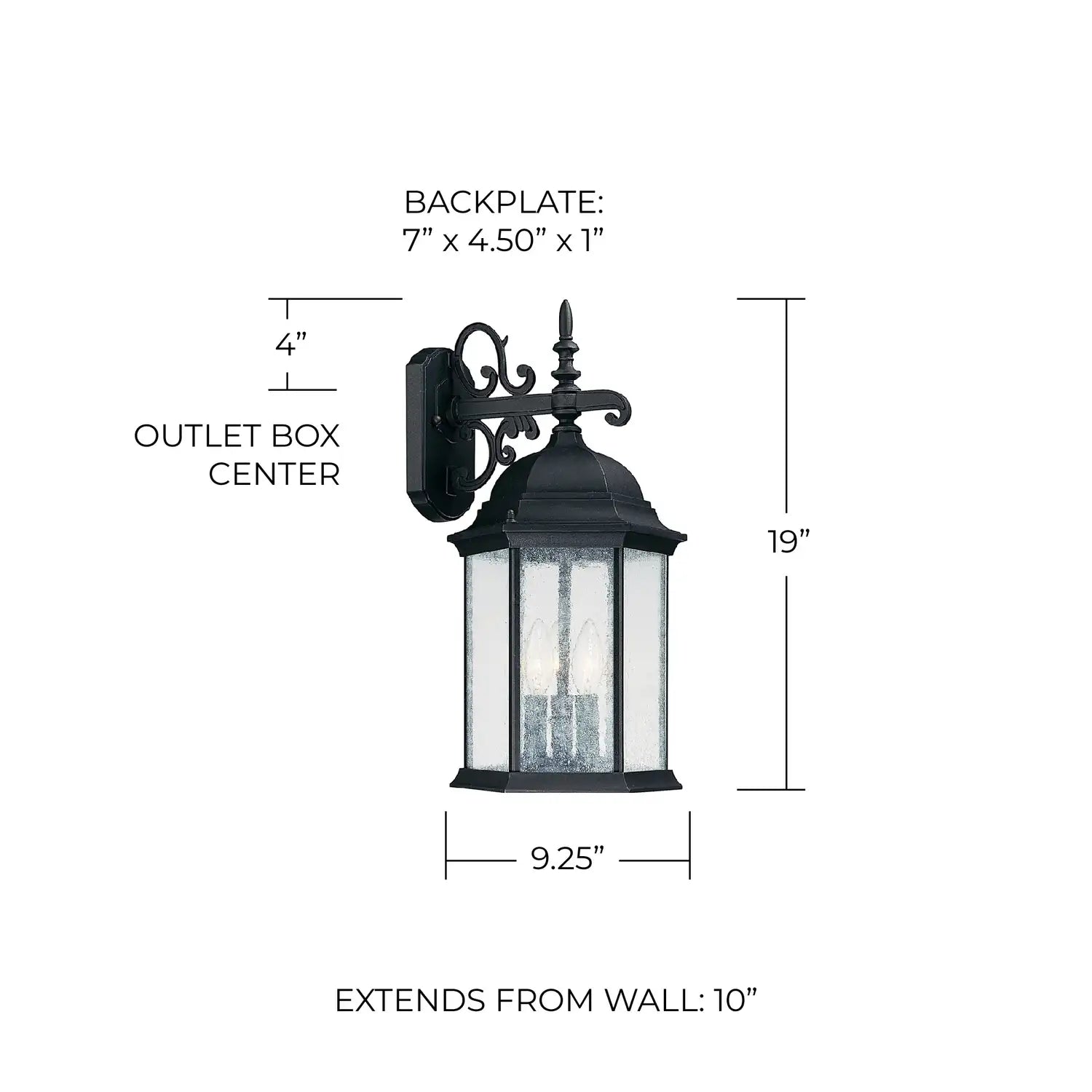 CAPITAL LIGHTING, MAIN STREET OUTDOOR WALL-LANTERN, OUTDOOR WALL LIGHTS