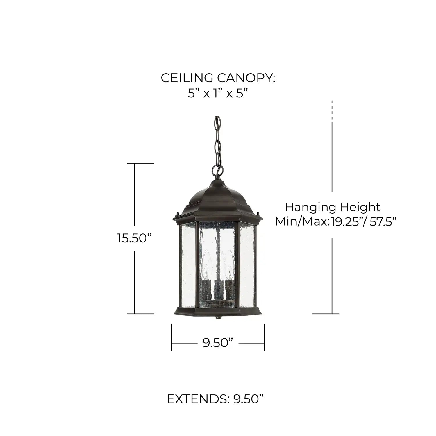 CAPITAL LIGHTING, MAIN STREET OUTDOOR HANGING-LANTERN, OUTDOOR CEILING LIGHT