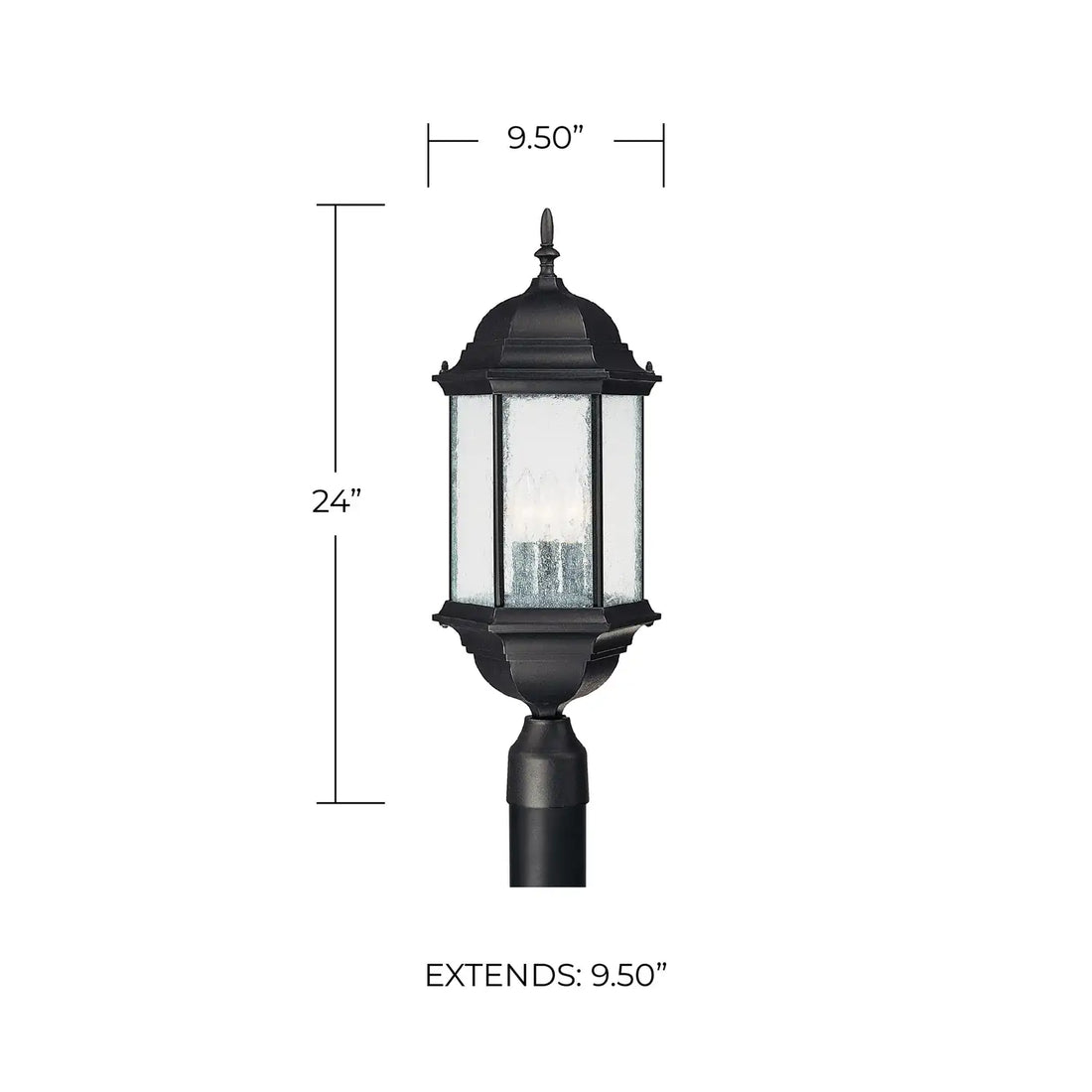 CAPITAL LIGHTING MAIN STREET OUTDOOR POST-LANTERN - Post