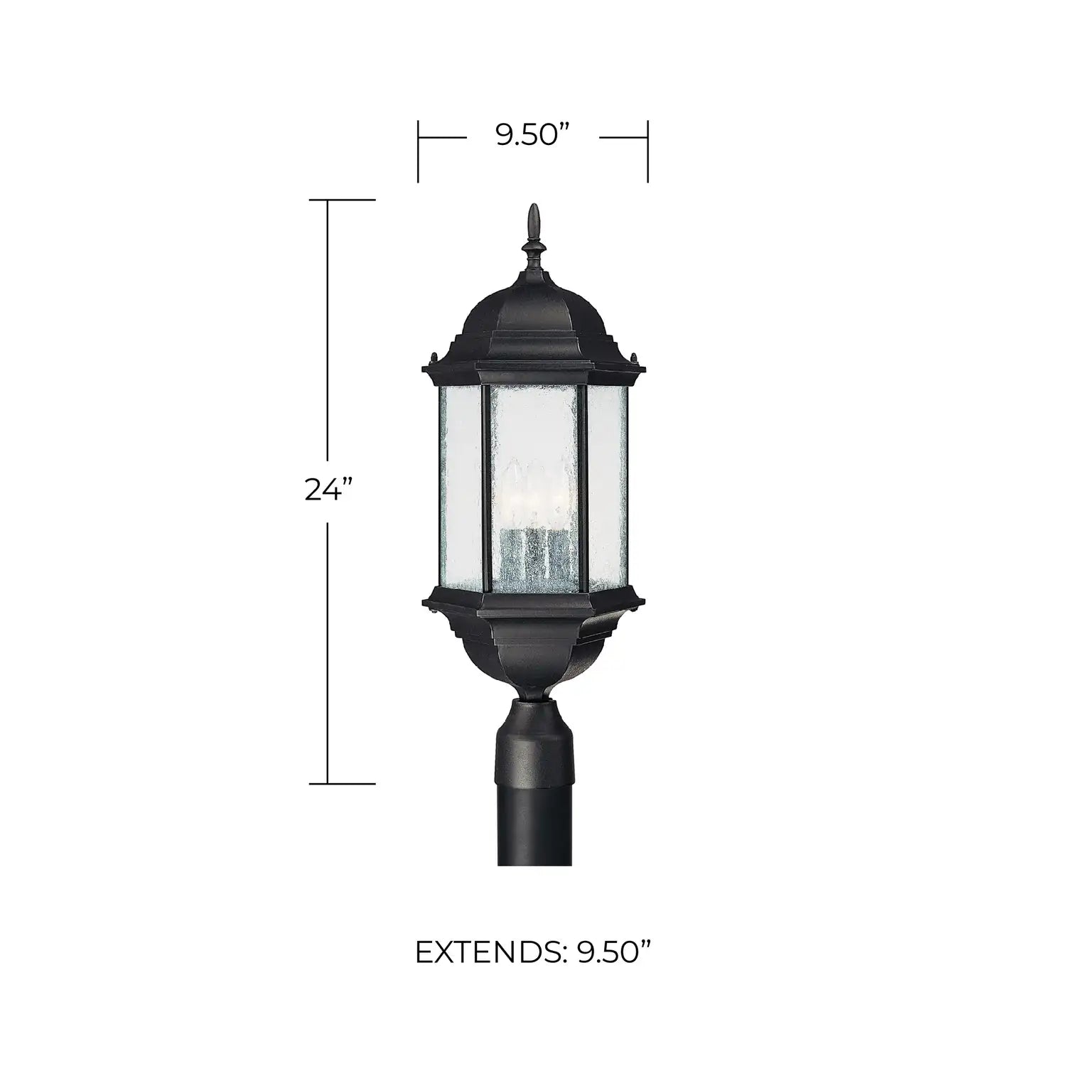 CAPITAL LIGHTING MAIN STREET OUTDOOR POST-LANTERN - Post