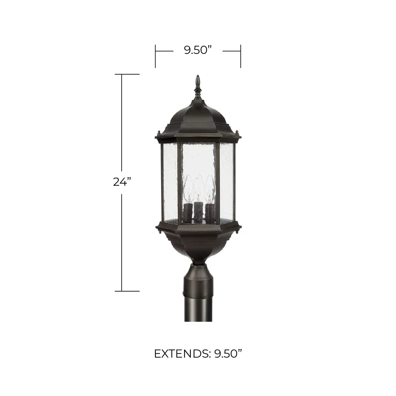 CAPITAL LIGHTING MAIN STREET OUTDOOR POST-LANTERN - Post