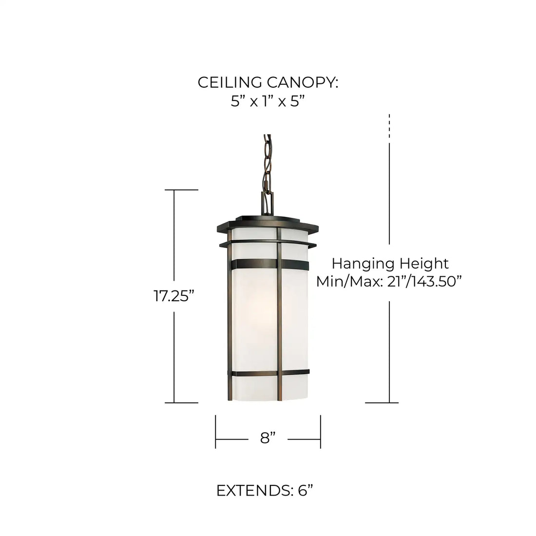 CAPITAL LIGHTING, LAKESHORE OUTDOOR HANGING-LANTERN, OUTDOOR CEILING LIGHT