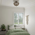 CAPITAL LIGHTING, HANDLEY SEMI-FLUSH, SEMI FLUSH MOUNT LIGHT