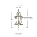 CAPITAL LIGHTING, ZOE PENDANT, PENDANT LIGHT