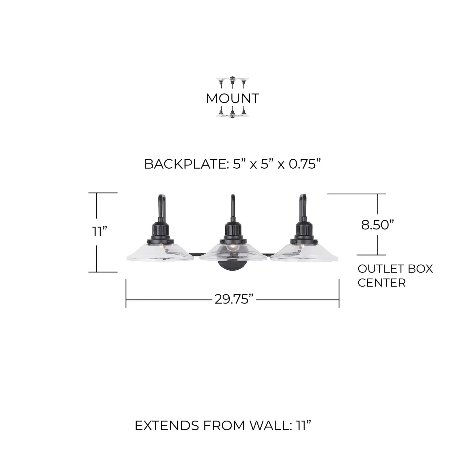 CAPITAL LIGHTING, ROAN VANITY, VANITY LIGHT
