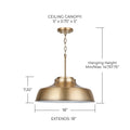 AUSTIN ALLEN & CO, OAKWOOD PENDANT, PENDANT LIGHT