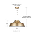 CAPITAL LIGHTING, OAKWOOD PENDANT, PENDANT LIGHT