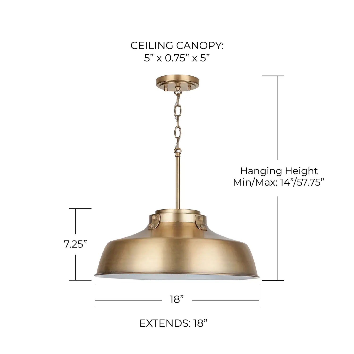 CAPITAL LIGHTING, OAKWOOD PENDANT, PENDANT LIGHT