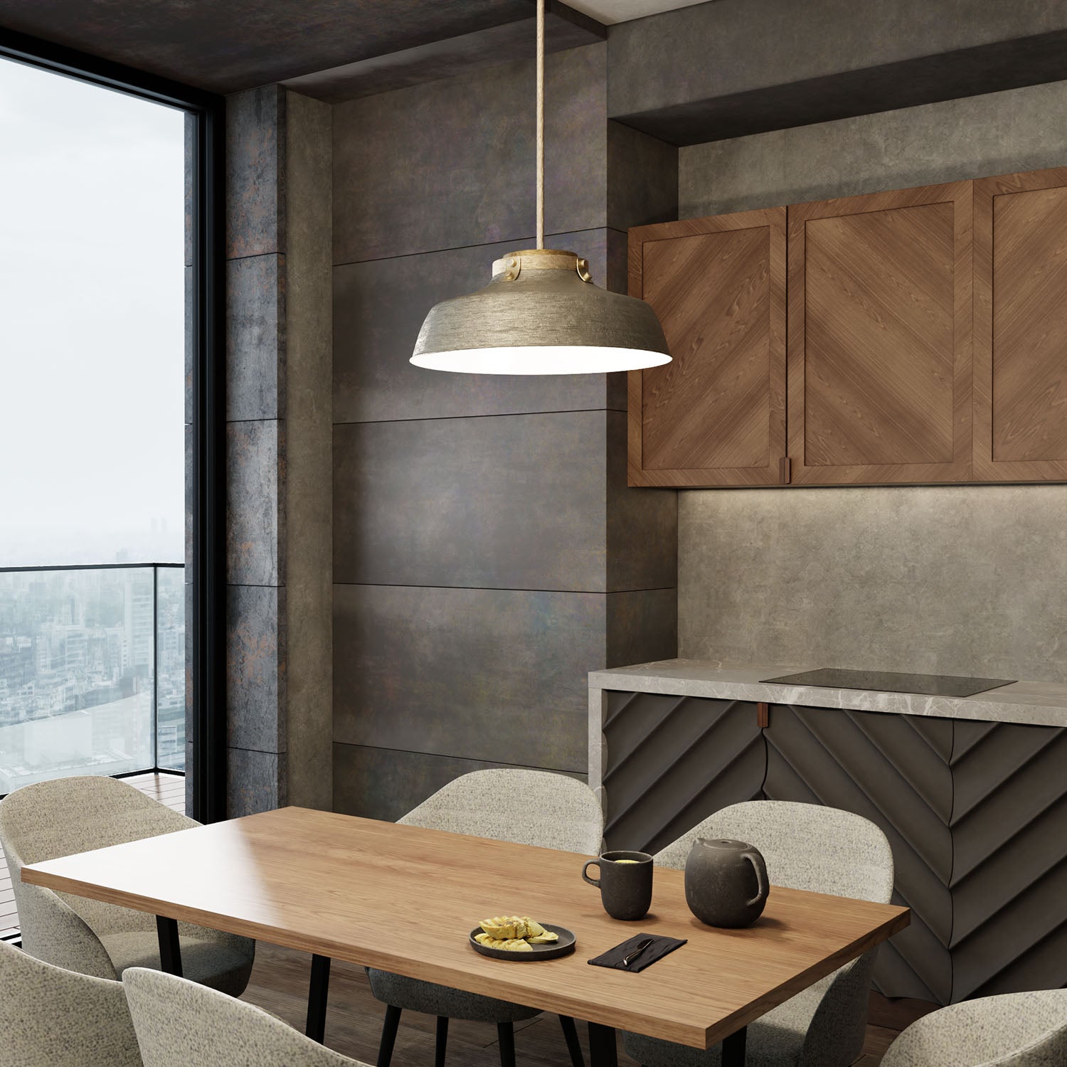 AUSTIN ALLEN & CO, OAKWOOD PENDANT, PENDANT LIGHT