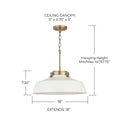 CAPITAL LIGHTING, OAKWOOD PENDANT, PENDANT LIGHT