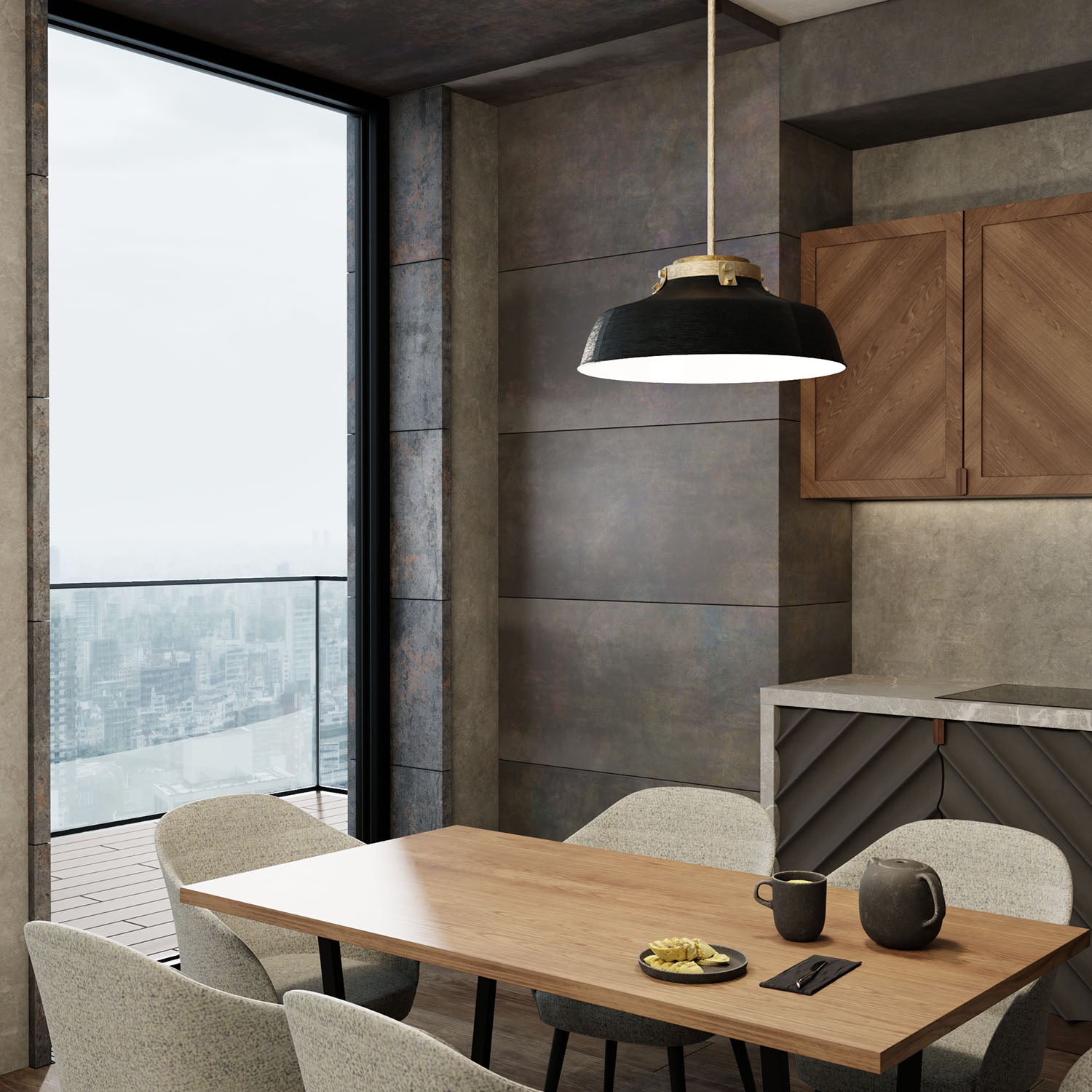 AUSTIN ALLEN & CO, OAKWOOD PENDANT, PENDANT LIGHT