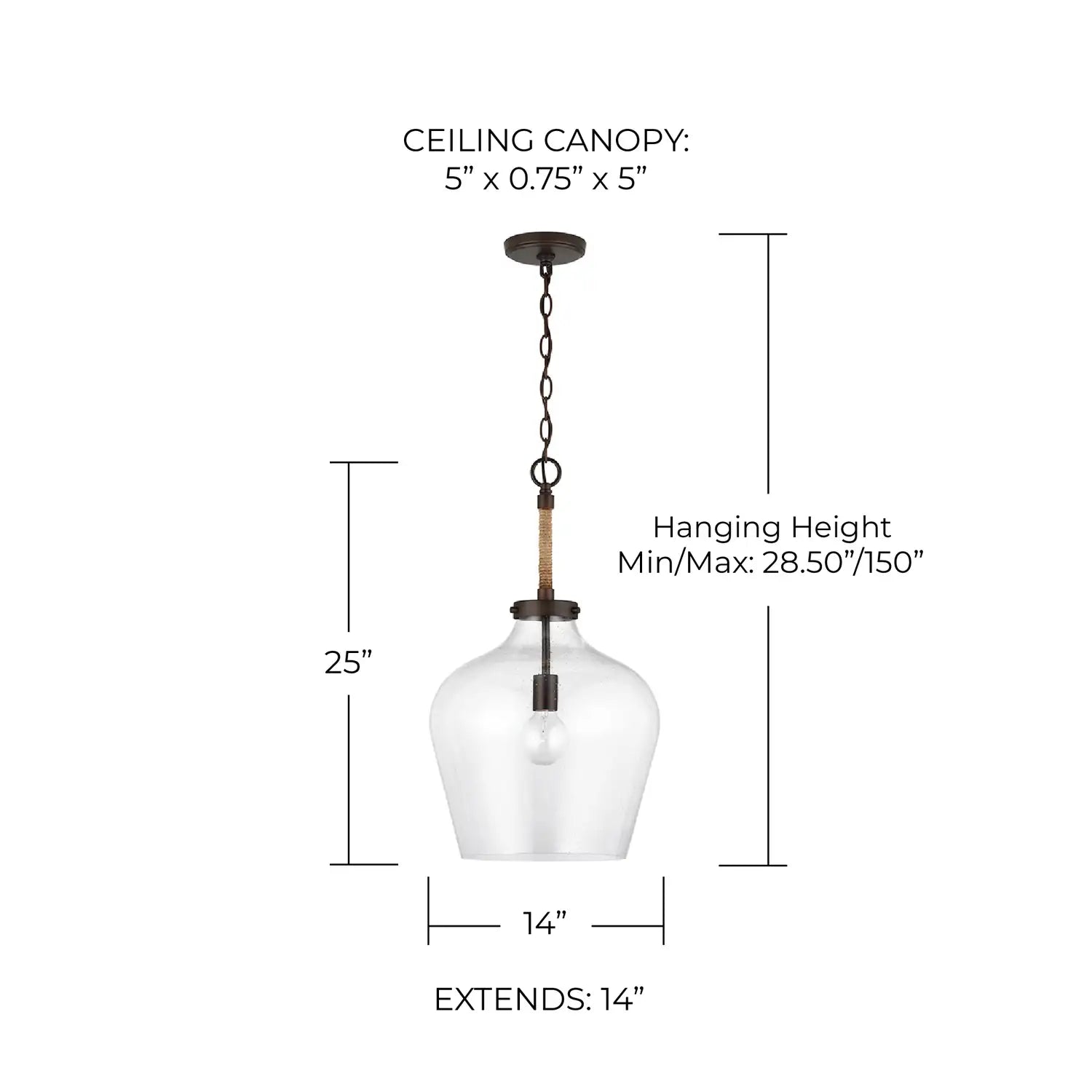 CAPITAL LIGHTING, BOLAND PENDANT, PENDANT LIGHT