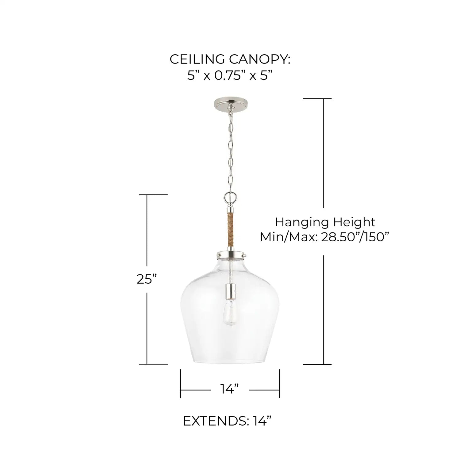 CAPITAL LIGHTING, BOLAND PENDANT, PENDANT LIGHT