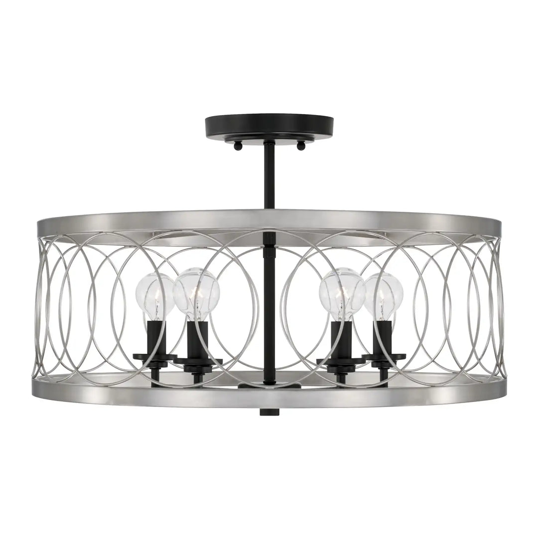 CAPITAL LIGHTING, MADELINE SEMI-FLUSH, SEMI FLUSH MOUNT LIGHT