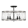 CAPITAL LIGHTING, MADELINE SEMI-FLUSH, SEMI FLUSH MOUNT LIGHT