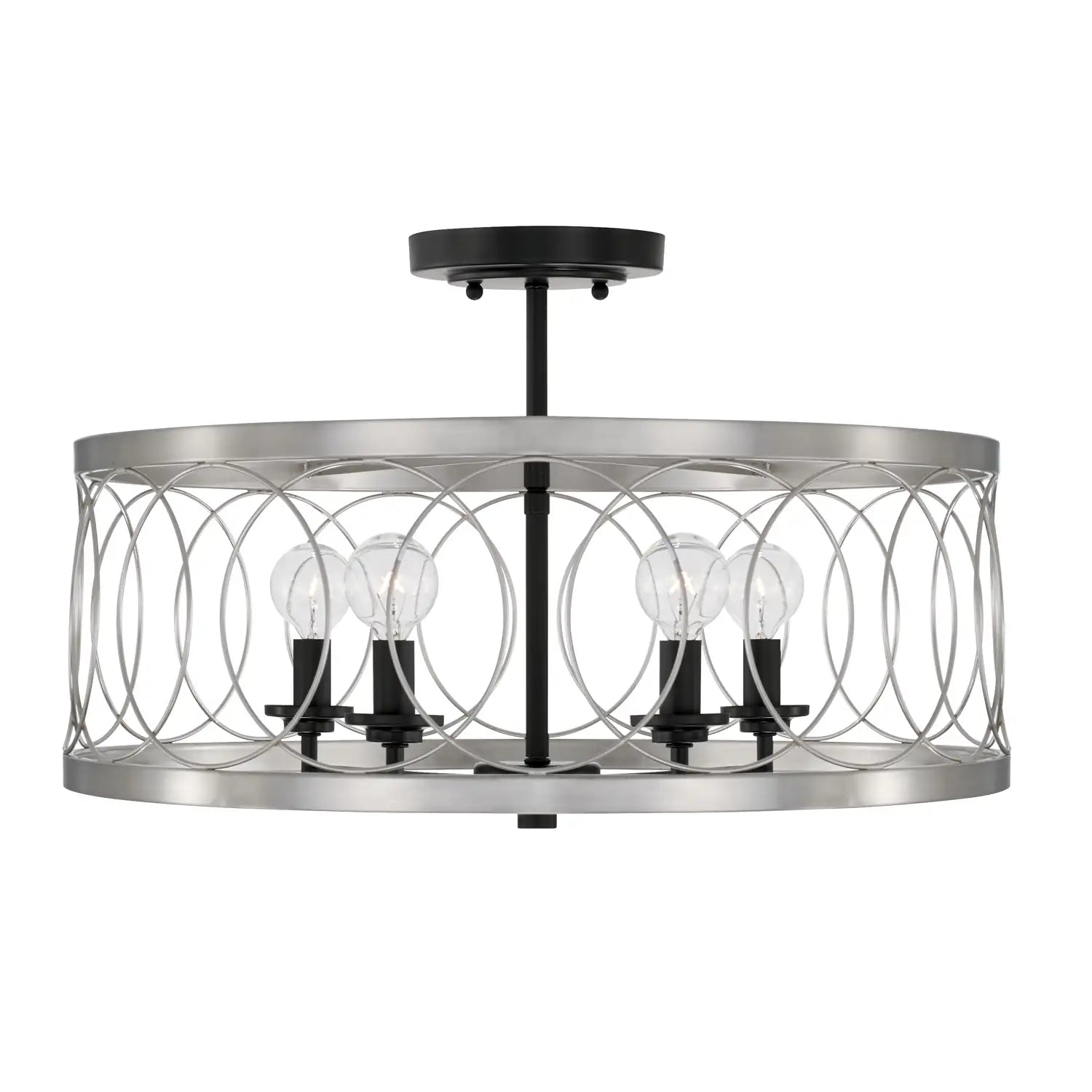 CAPITAL LIGHTING, MADELINE SEMI-FLUSH, SEMI FLUSH MOUNT LIGHT