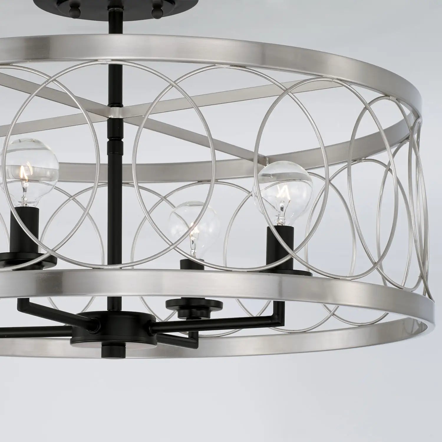 CAPITAL LIGHTING, MADELINE SEMI-FLUSH, SEMI FLUSH MOUNT LIGHT