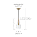 CAPITAL LIGHTING, KIER PENDANT, PENDANT LIGHT