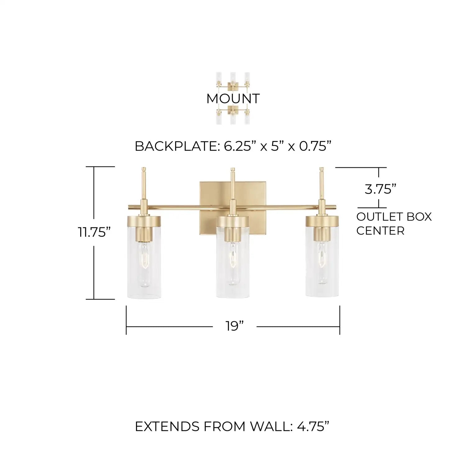 CAPITAL LIGHTING, RILEY VANITY, VANITY LIGHT