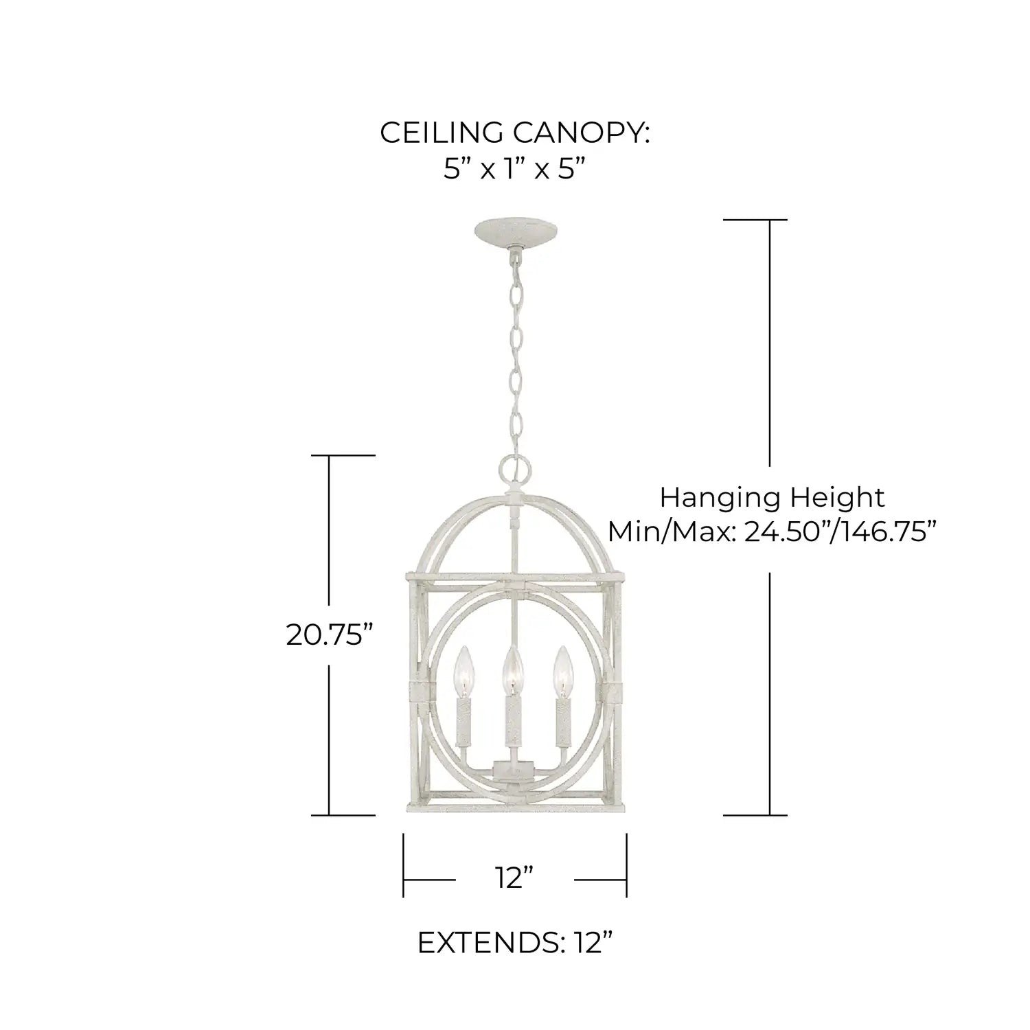 CAPITAL LIGHTING, BREA FOYER, PENDANT LIGHT