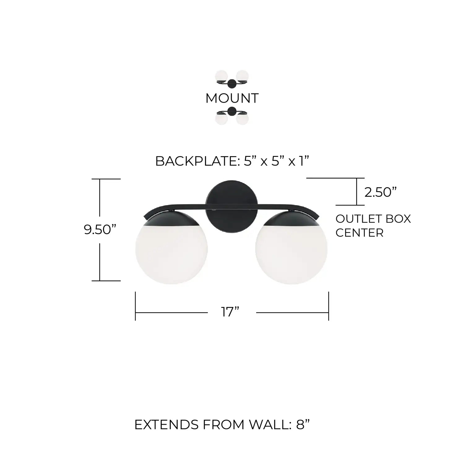 CAPITAL LIGHTING, OLIVER VANITY, VANITY LIGHT