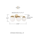 CAPITAL LIGHTING, OLIVER VANITY, VANITY LIGHT