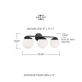 CAPITAL LIGHTING, OLIVER VANITY, VANITY LIGHT