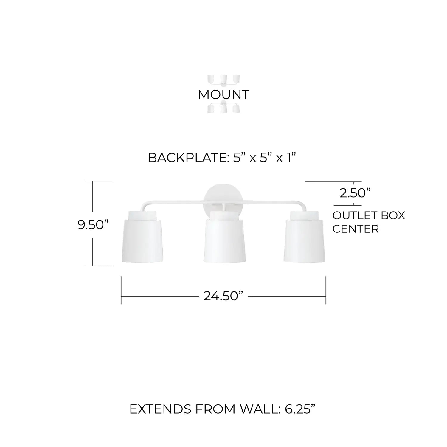 CAPITAL LIGHTING, PRATT VANITY, VANITY LIGHT