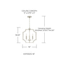 CAPITAL LIGHTING, COURTNEY FOYER, PENDANT LIGHT