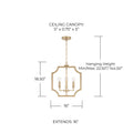 CAPITAL LIGHTING, COURTNEY FOYER, PENDANT LIGHT