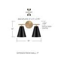 CAPITAL LIGHTING, CHARLIE VANITY, VANITY LIGHT
