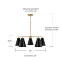 CAPITAL LIGHTING, CHARLIE CHANDELIER, CHANDELIER LIGHT