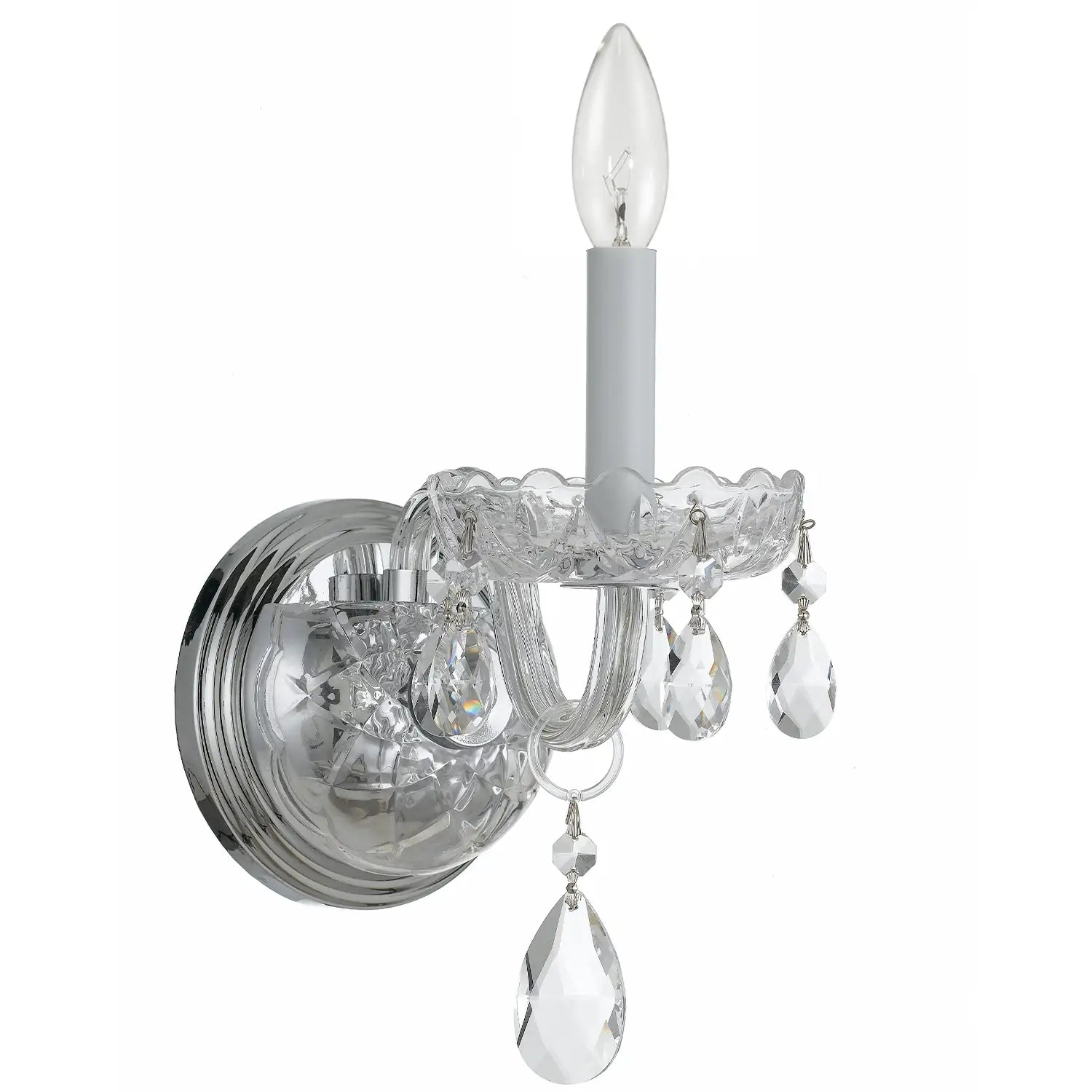 CRYSTORAMA, TRADITIONAL CRYSTAL SCONCE, WALL SCONCES