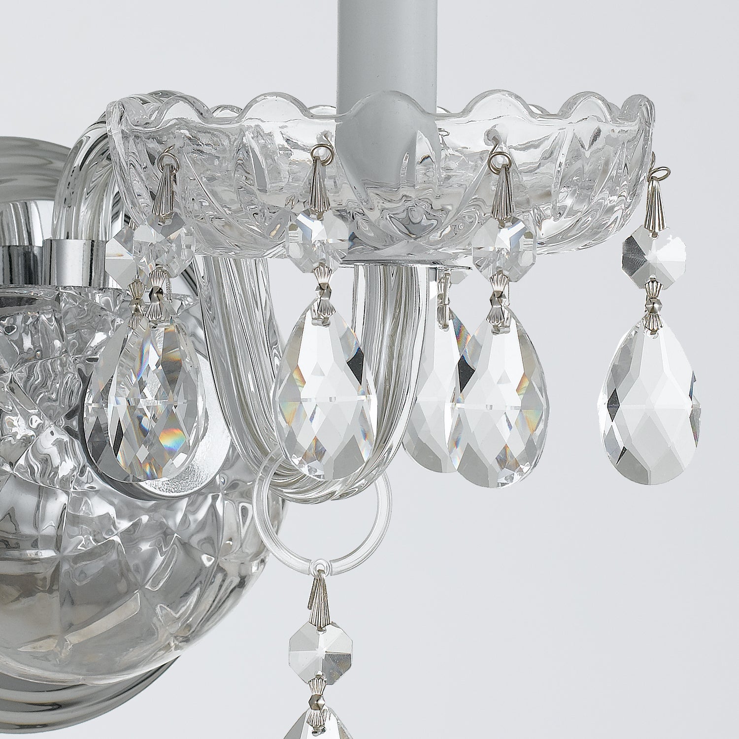 CRYSTORAMA, TRADITIONAL CRYSTAL SCONCE, WALL SCONCES