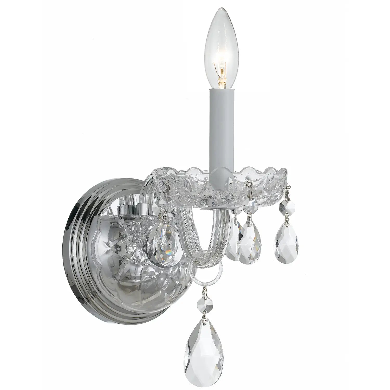 CRYSTORAMA, TRADITIONAL CRYSTAL SCONCE, WALL SCONCES