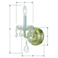 CRYSTORAMA, TRADITIONAL CRYSTAL SCONCE, WALL SCONCES