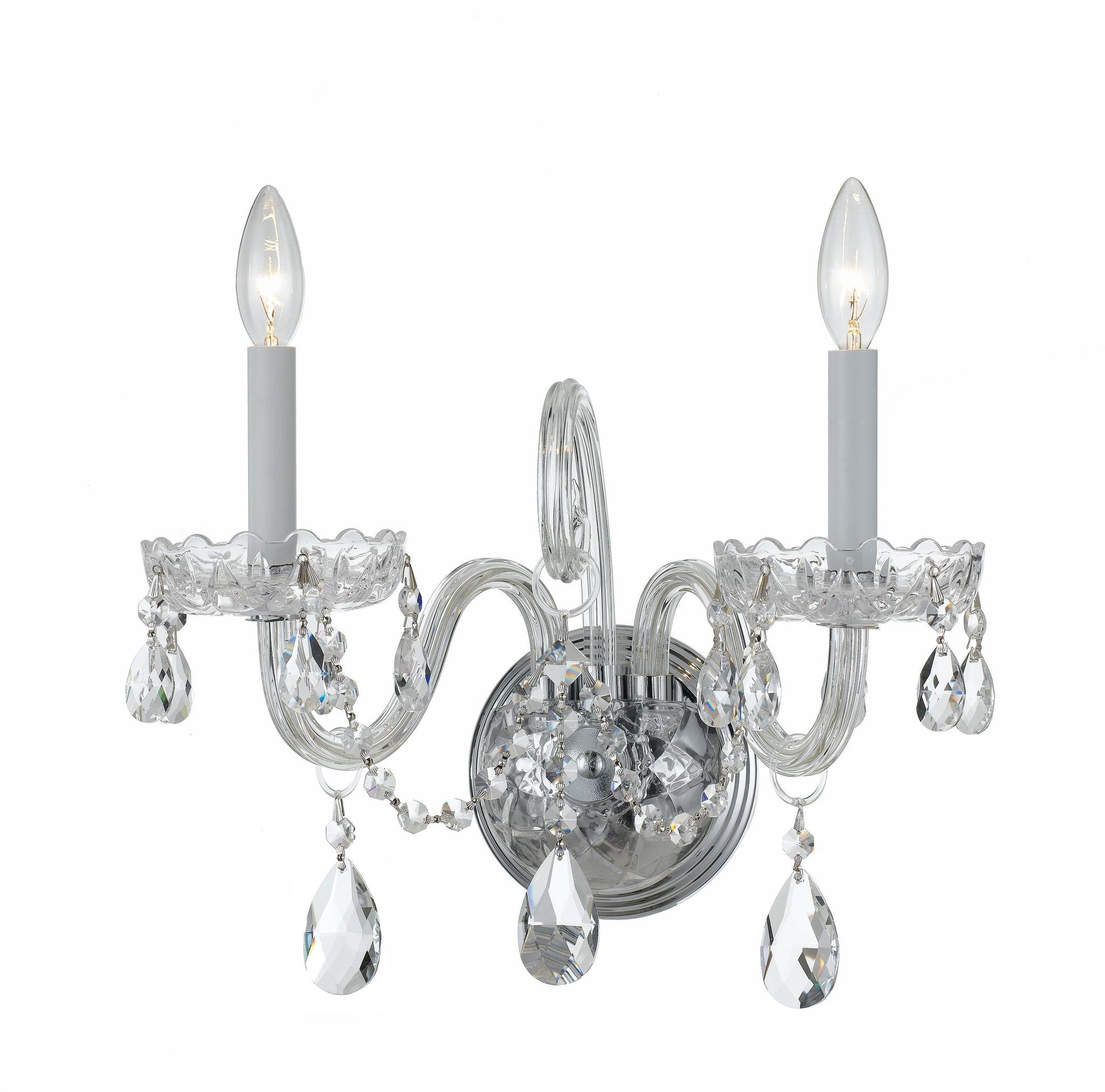 CRYSTORAMA, TRADITIONAL CRYSTAL SCONCE, WALL SCONCES