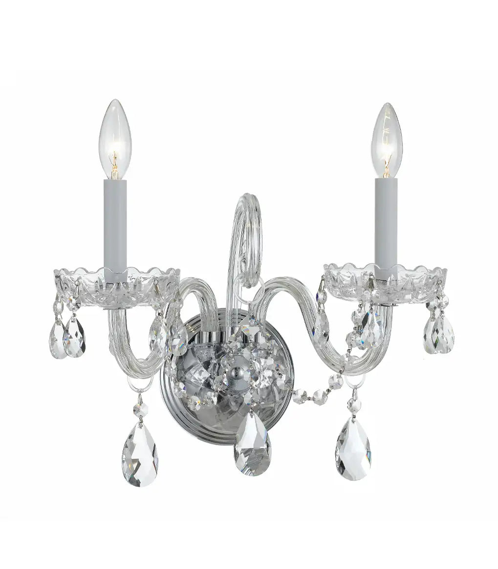 CRYSTORAMA, TRADITIONAL CRYSTAL SCONCE, WALL SCONCES