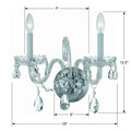 CRYSTORAMA, TRADITIONAL CRYSTAL SCONCE, WALL SCONCES