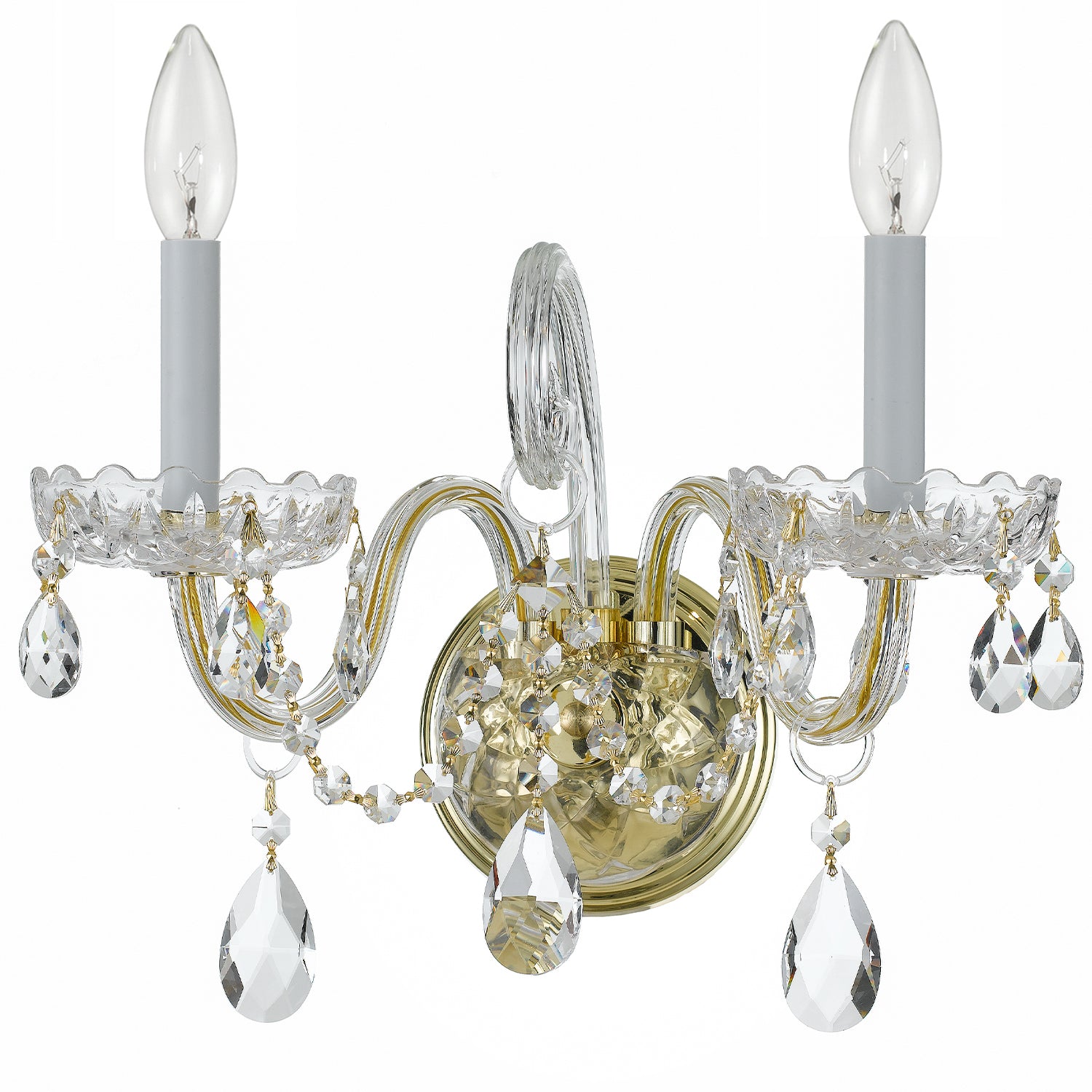 CRYSTORAMA, TRADITIONAL CRYSTAL SCONCE, WALL SCONCES