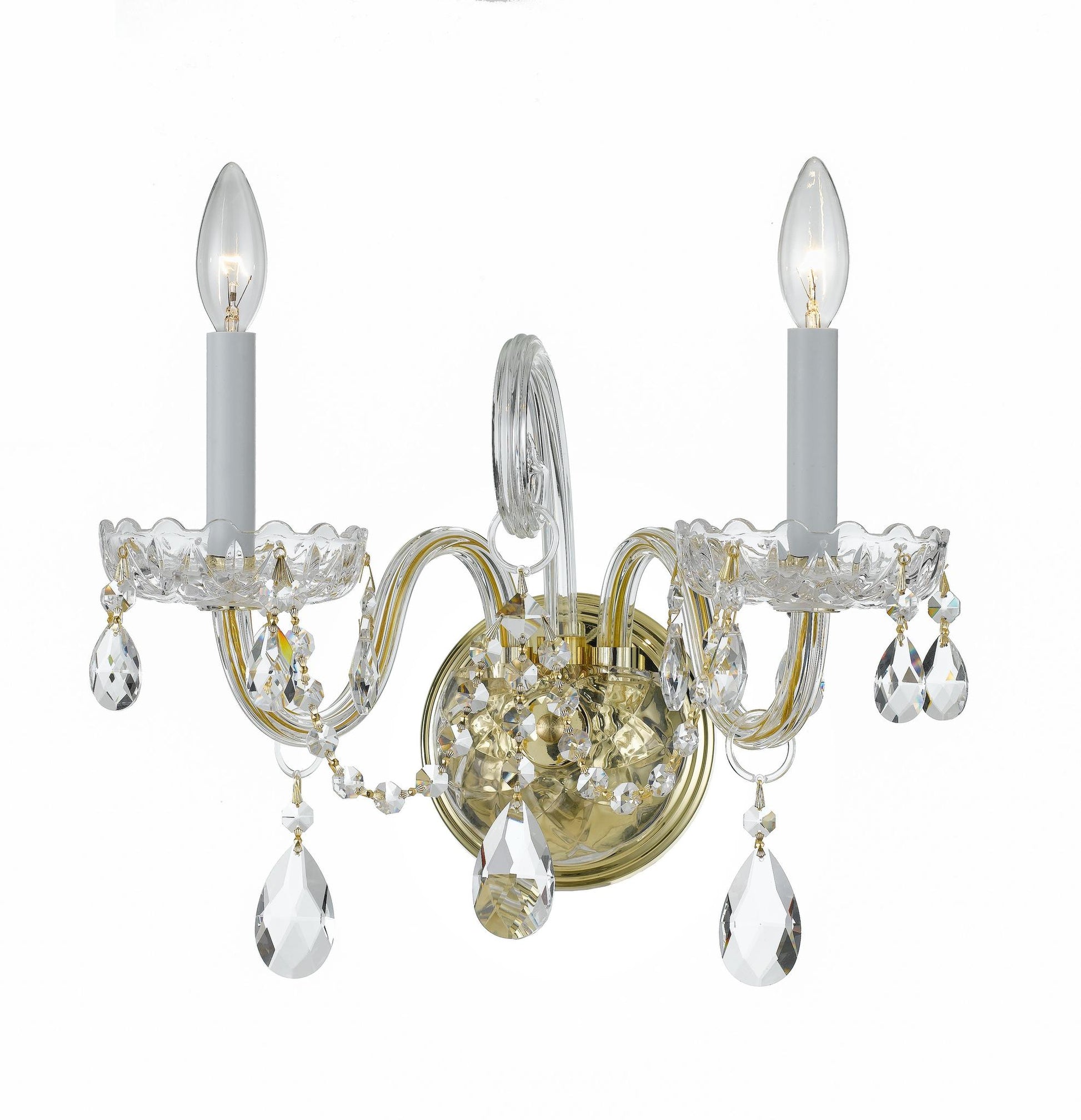 CRYSTORAMA, TRADITIONAL CRYSTAL SCONCE, WALL SCONCES