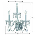 CRYSTORAMA, TRADITIONAL CRYSTAL SCONCE, WALL SCONCES