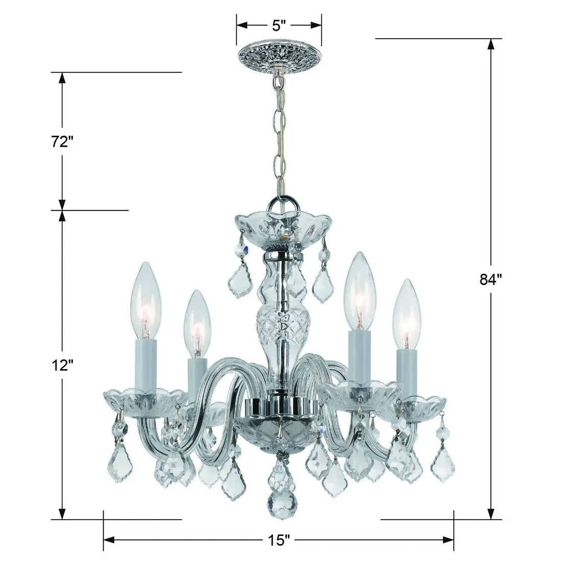 CRYSTORAMA, TRADITIONAL CRYSTAL CHANDELIER, CHANDELIER LIGHT