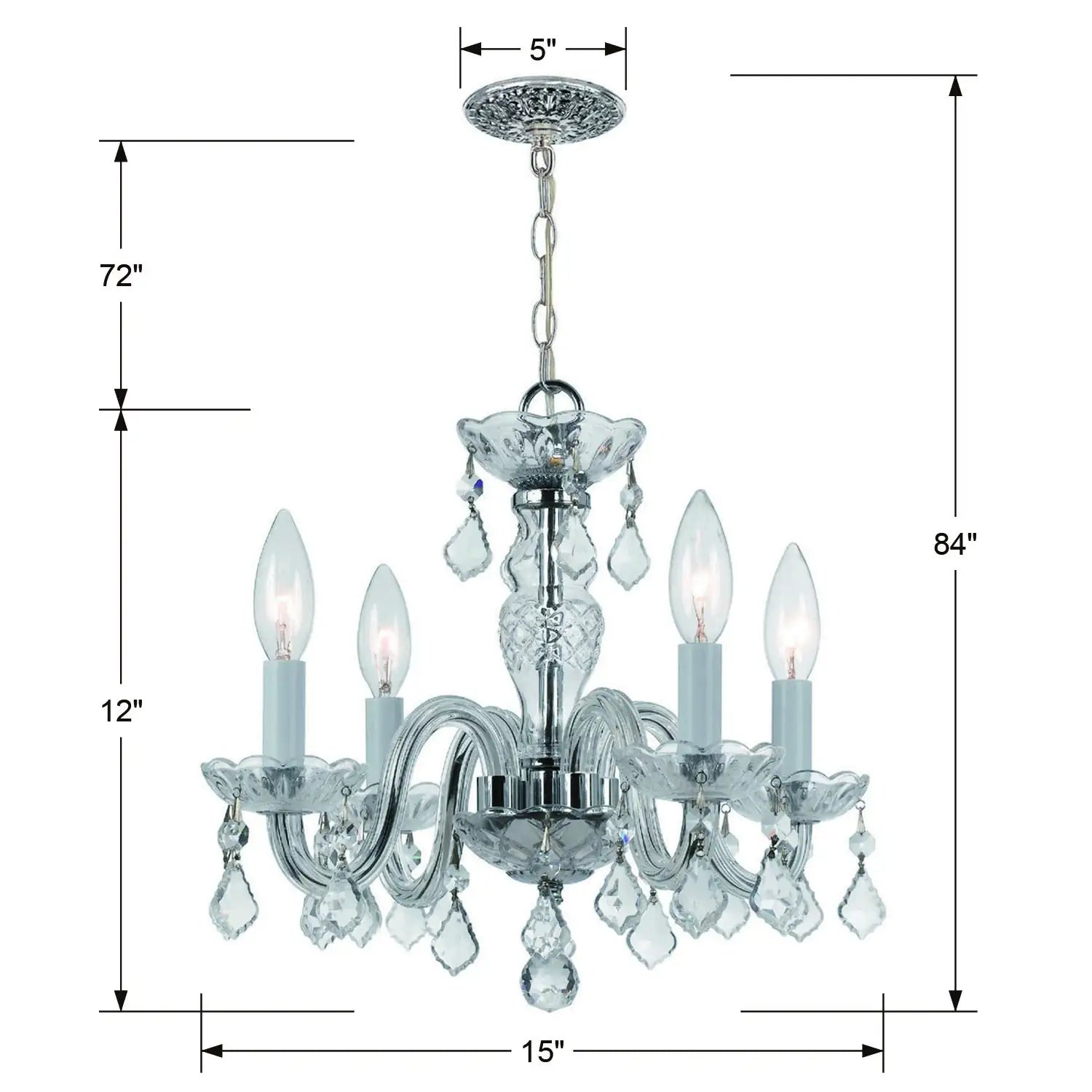 CRYSTORAMA, TRADITIONAL CRYSTAL CHANDELIER, CHANDELIER LIGHT