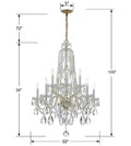 CRYSTORAMA, TRADITIONAL CRYSTAL CHANDELIER, CHANDELIER LIGHT