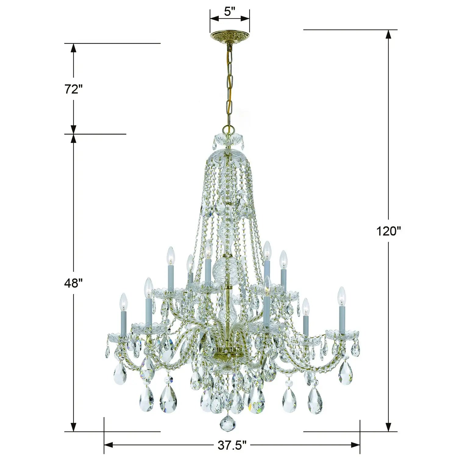 CRYSTORAMA, TRADITIONAL CRYSTAL CHANDELIER, CHANDELIER LIGHT