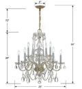 CRYSTORAMA, TRADITIONAL CRYSTAL CHANDELIER, CHANDELIER LIGHT