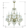 CRYSTORAMA, TRADITIONAL CRYSTAL CHANDELIER, CHANDELIER LIGHT