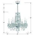 CRYSTORAMA, TRADITIONAL CRYSTAL CHANDELIER, CHANDELIER LIGHT
